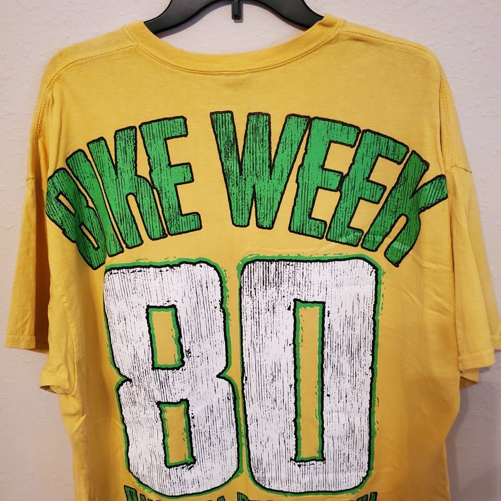 Daytona Beach 2021 80,  Bike Week. Short sleeve T-shirt 100% cotton. Size 2X. - Picture 8 of 11